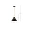 Nuvo Adina 1-Light Medium Pendant Matte Black and Natural Brass 60/7766 - alternate 5